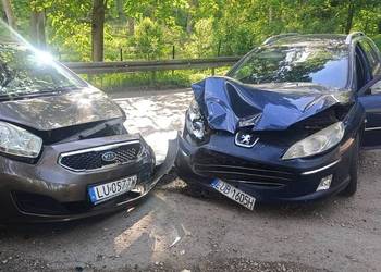 Kia Venga, po wypadku,szkoda całkowita.