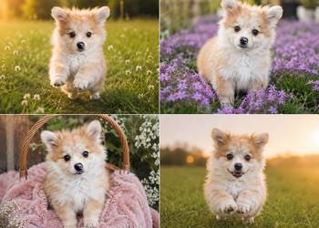 Sunia orange merle szpic pomeranian