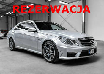 Mercedes E 63 AMG 6.2 V8 525 KM Performance. Bezwypadkowy. Stan Idealny. K…