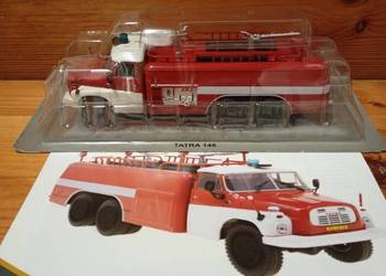 TATRA 148 CAS 32 Straż pożarna kultowe ciężarówki PRL deagostini 1:43 nowy