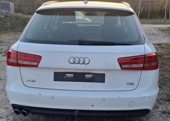 AUDI A6 C7 KOMBI LY9C ZDERZAK KLAPA ĆWIARTKA BŁOTNIK PAS KOMPLETNY TYŁ