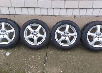 Koła 4 szt. 5x112 Komplet Goodyear Ultragrip 9 205/55/16 zimowe VW idealne