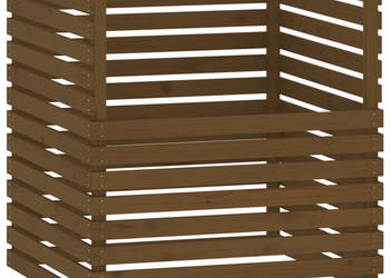 Kompostownik miodowy brąz 100x100x102 cm lite drewno sosnowe WM-822195