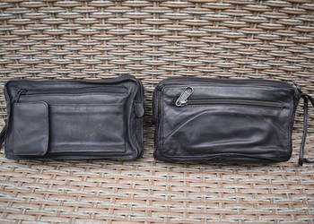 Saszetki na Rękę Skórzane Dwie Sztuki Okazja Olsztyn Wysyłka