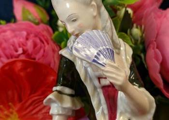 Rosenthal figurka dama z wachlarzem- rarytas
