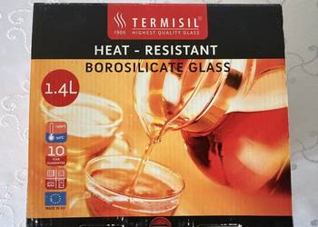 Dzbanek szklany żaroodporny Termisil 1.4L borokrzemowy do herbaty kawy
