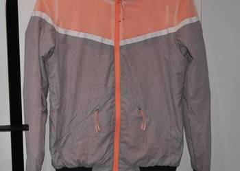 Cropp kurtka wiatrówka na polarze neon 34 XS