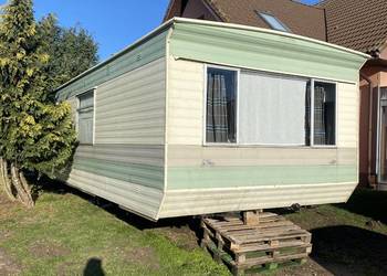 Domek holenderski angielski przyczepa kempingowa carawan stacjonarna