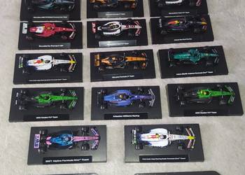 HOT WHEELS / BBURAGO FORMUŁA 1 Skala 1:64 16 sztuk