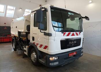 MAN TGL 12.220 Zamiatarka Johnston Szczotki L/R Kamera Napęd Hydrostat 2012