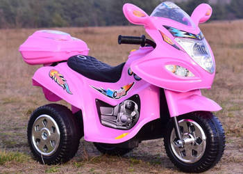 Auto samochód na akumulator MOTOREK MOTOR dla dziecka LL1188 jeździk różowy