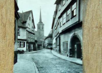 ERFURT - WIDOK NA WIEŻĘ KATOLICKIEGO KOŚCIOŁA LORENZ