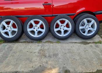 koła felgi 15" 4x100 ET37 opony 185/60r15 michelin