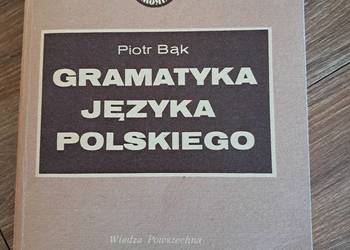 książka z 1979r "gramatyka języka polskiego" P.Bąk stan bdb-