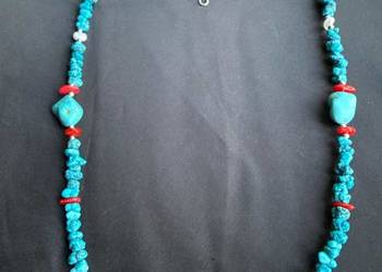 Naszyjnik "Krople Nieba" - 74cm