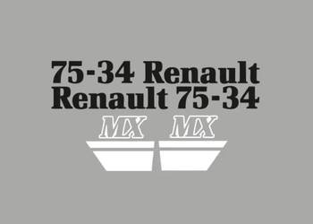 Naklejki oklejenie naklejka - RENAULT 75-34 zamiennik