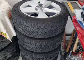4 szt koła zimowe felgi 17 Skoda Karoq OE jak nowe ET45 Ratikon 57A601025H