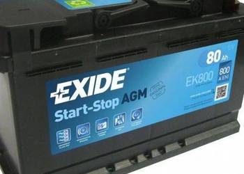 Akumulator  80Ah 800A EXIDE AGM START&STOP