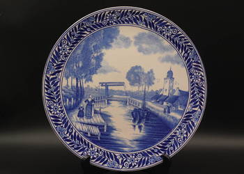 Dekoracyjny talerz Delft Blue