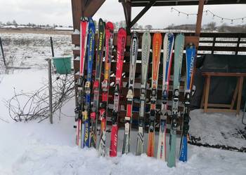 Narty, buty, kijki różne rozmiary