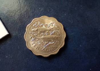Stare monety 10 cent 1989 Bahamy