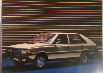 Prospekt foldery lista dealerów FSO Polonez PRL prezent