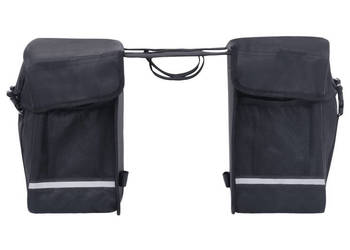 Podwójna sakwa rowerowa na bagażnik wodoszczelna 35 L WM-93250