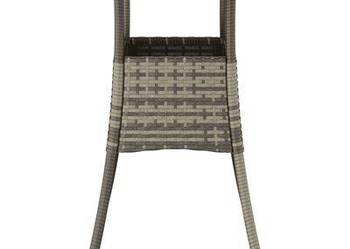 vidaXL Stolik ogrodowy, Ø60x75 cm, szkło hartowane i rattan PE, (sku310600)