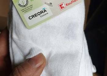 zestaw białych skarpet typu stopki 39/42 pakiet 5 par