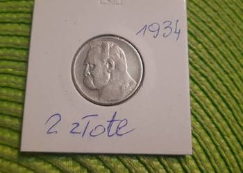 moneta srebrna polska 2 złote z 1934r