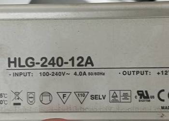 Sterownik Transformator Zasilacz LED HLG-240-12A