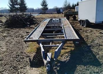 laweta, przyczepa trzyosiowa, przyczepa do balotów