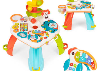 Stolik interaktywny edukacyjny dla dzieci tor dla kulek