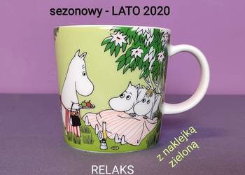 Muminki KUBEK Moomin Arabia Finland - LATO 2020 - Relaks / zielona naklej.