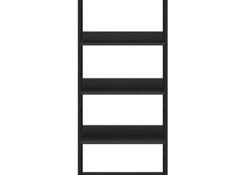 vidaXL Regał z 5 półkami, czarny, 60x27,6x158,5 cm(SKU:288226)