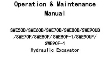 Sunward SWE50B / SWE60B / SWE70B / SWE80B 90UB 70F 80F 90UF 90F instrukcja