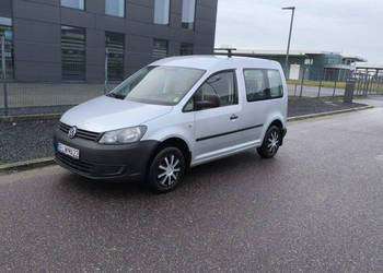 Volkswagen Caddy 1.6TDi 2011r Salon PL Klima Hak Relingi Zadbany Serwisowa…