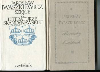 Szkice o literaturze skandynawskiej + Rozmowy o książkach -  Iwaszkiewicz