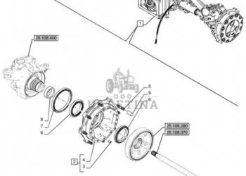 New Holland T6070 Piasta 47924204