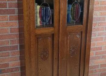 Piękna biblioteka witryna dębowa