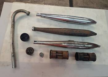 Tłumik kolanko wydech komar romet motorynka ogar