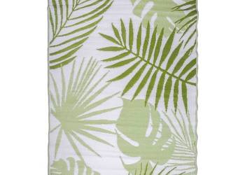 Esschert Design Dywan zewnętrzny, 241x152 cm, wzór w liście（SKU:423802）