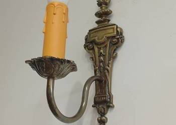 Stare mosiężne kinkiety