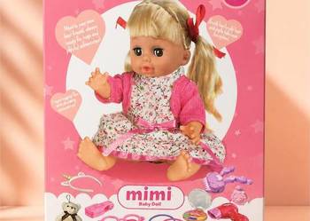 Lalka Mimi Baby Doll akcesoria do fryzur blond prezent dla dziewczynki 3+ N