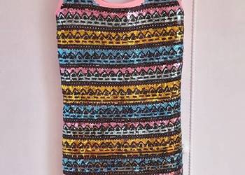 Nowa sukienka Miss Selfridge aztecki wzór aztec mini cekiny