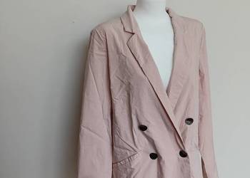 Damski Żakiet Marynarka VILA Różowy – Dwurzędowy, Elegancki, Rozmiar M