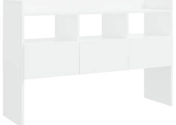 Szafka biała 105x30x70 cm materiał drewnopochodny WM-808377