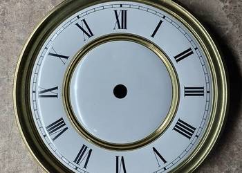 T162 Tarcza starego zegara ściennego 15cm blaszana