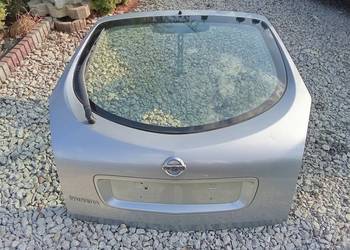 Nissan Primera P12/klapa tylna  kamera Hatchback srebrna kompletna