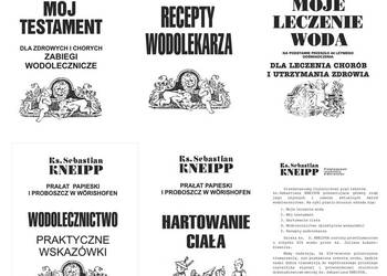 . 5 książek o leczeniu wodą Ks. Sebastian Kneipp